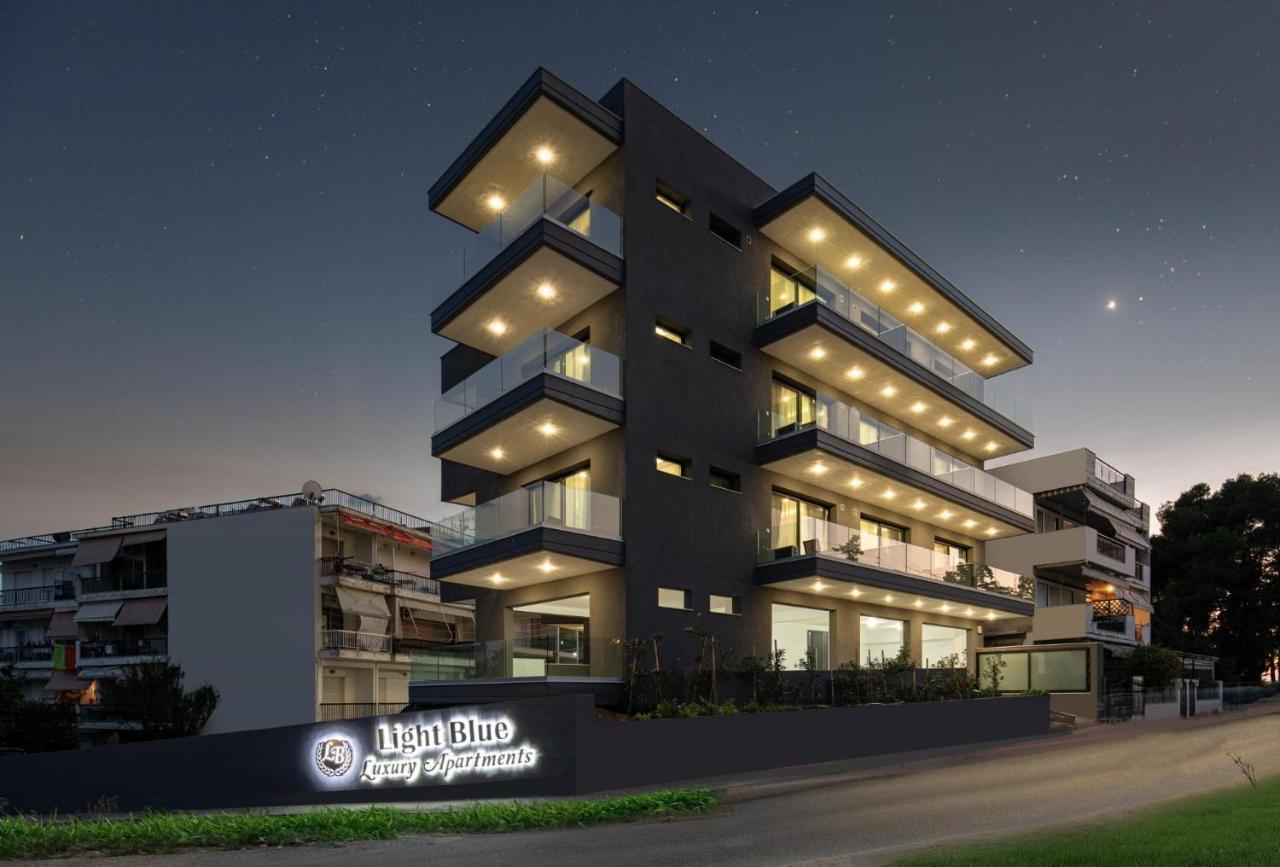 Light Blue Hotel Nea Kallikrateia Luaran gambar
