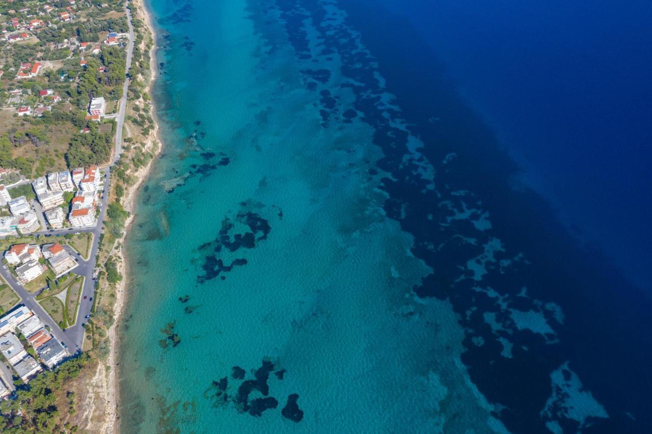 Light Blue Hotel Nea Kallikrateia Luaran gambar